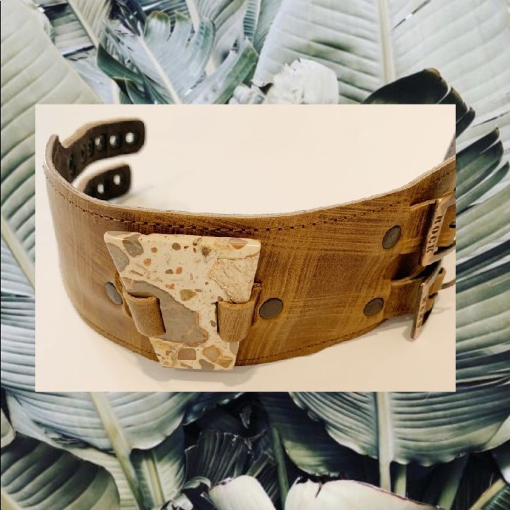🔥 Men’s Rock Band Leather Cuff ⚡️